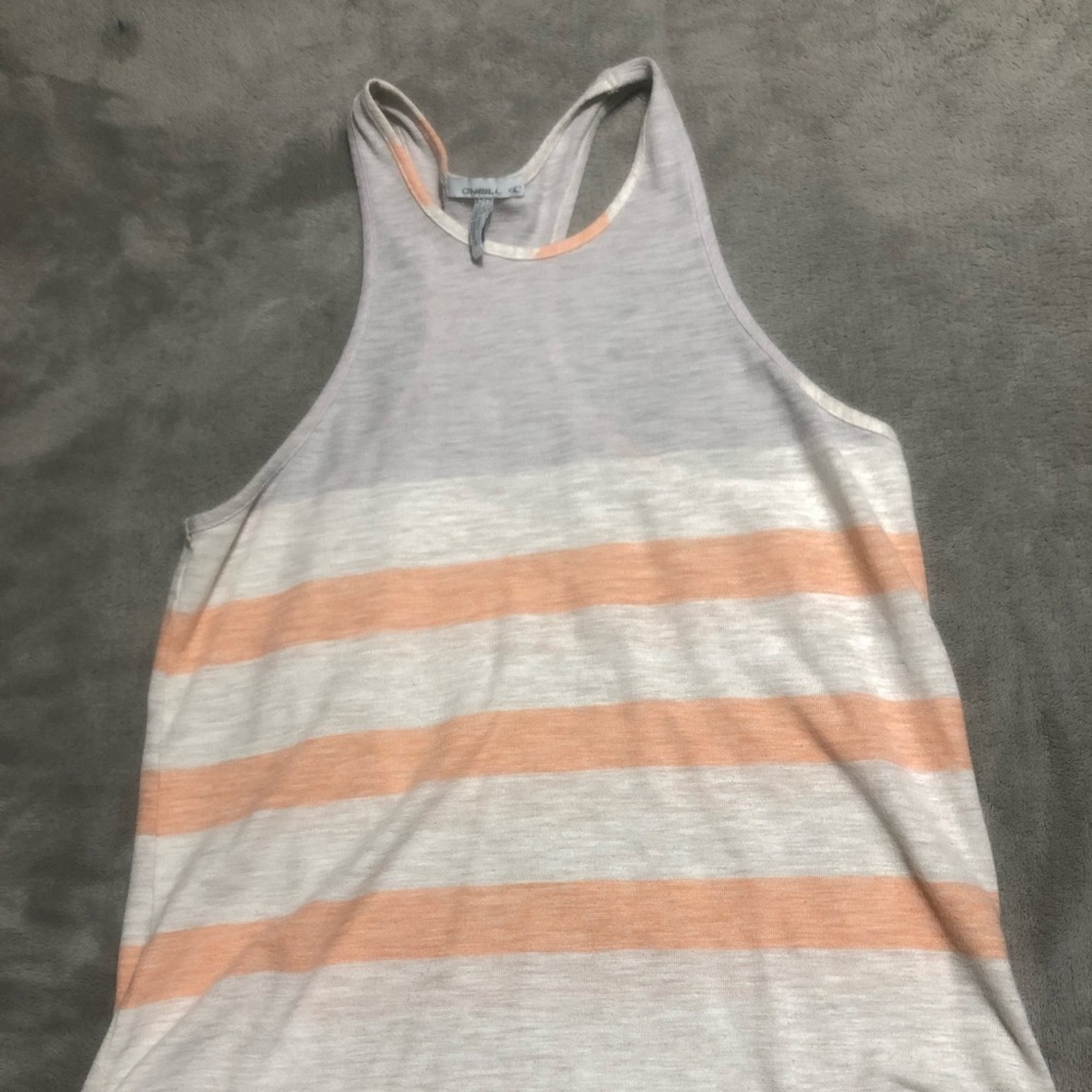 ONiell Cream and Orange Tank Top